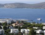 Spectacular views over the bay of Parikia, the capital of Paros island.