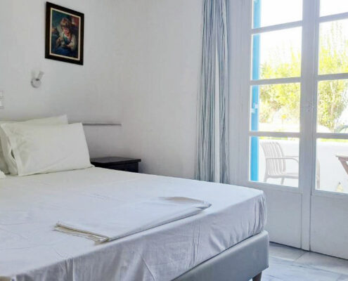 Studio avec vue sur le jardin pour deux personnes Studio avec vue sur le jardin à Paros pour deux personnes